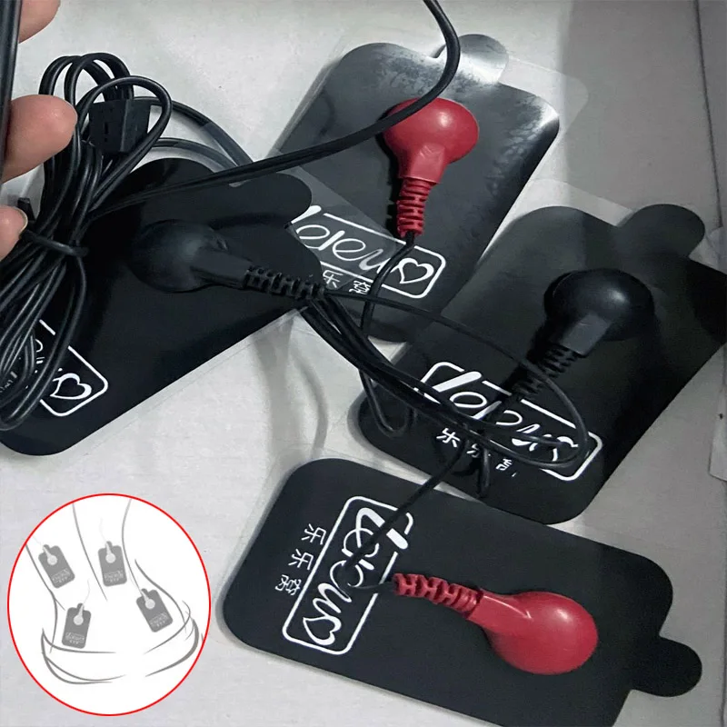 Electrodes Pad,Bdsm Electric Shock Self Adhesive Electro Therapy Patches Accessory for Electrical Stimulate,Adult Estim Sex Toys