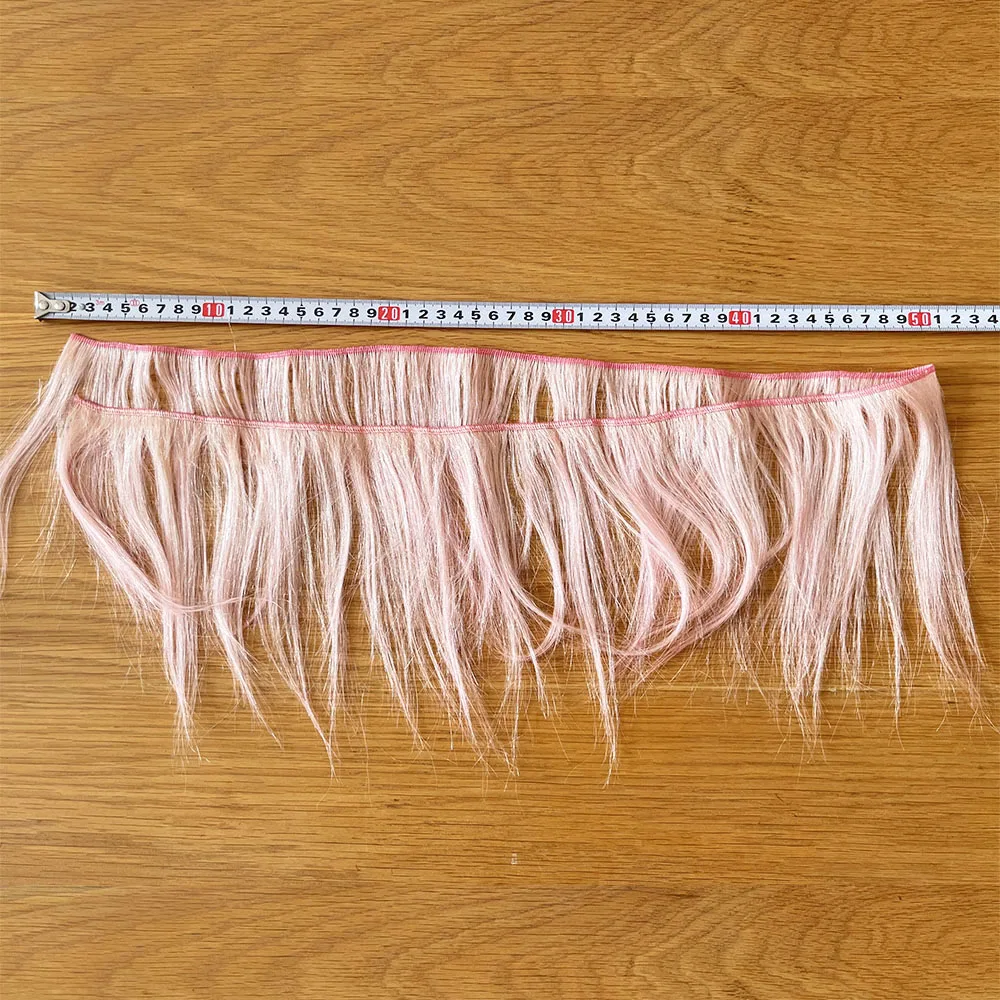 18cm Wool Hair Extensions for America Blyth SD BJD Puliip Kurhn All Dolls 1 Pieces Straight Wool Hair Wefts DIY Doll Wigs doll accessories plush doll accessories doll wigs toy wigs doll wig headgear mohair wig