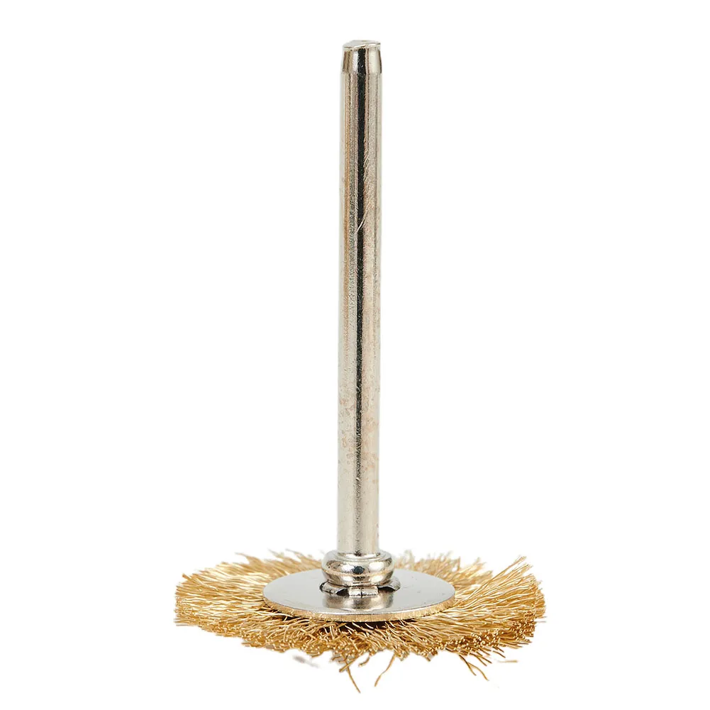 

Buffing Wire Brush Carving Cleaner Disc Dust Grinder Mini Rotary Abrasive Steel Accessory Tool Bit Brass Replacement