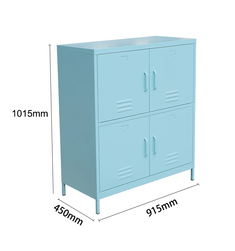 Factory Direct Sale Modern Metal Furniture Decorative Storage Locker Steel Cabinet Sideboard Living Room Metal Cabinet