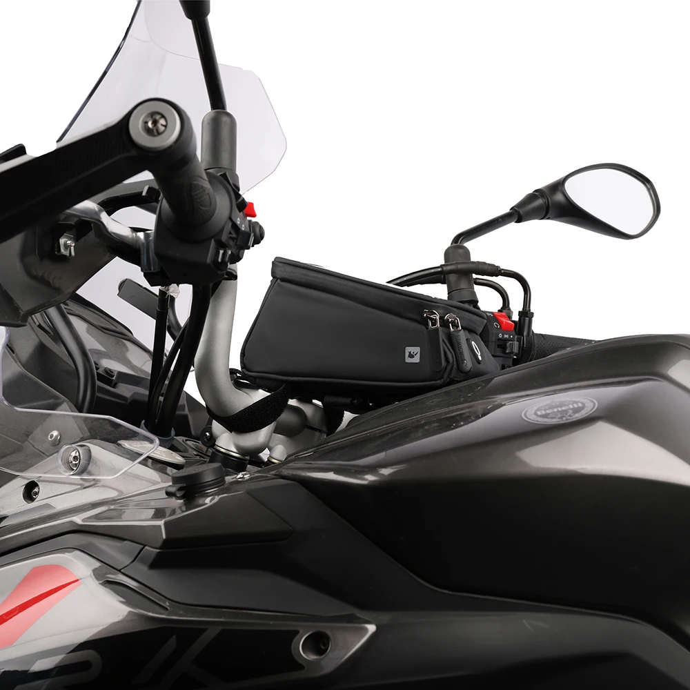 Rhinowalk Waterproof Motorcycle Bag 1.5L Tank Bag Mobile Phone Outdoor Touch Screen GPS Moto Tool Side Touring motorcycle tank bag