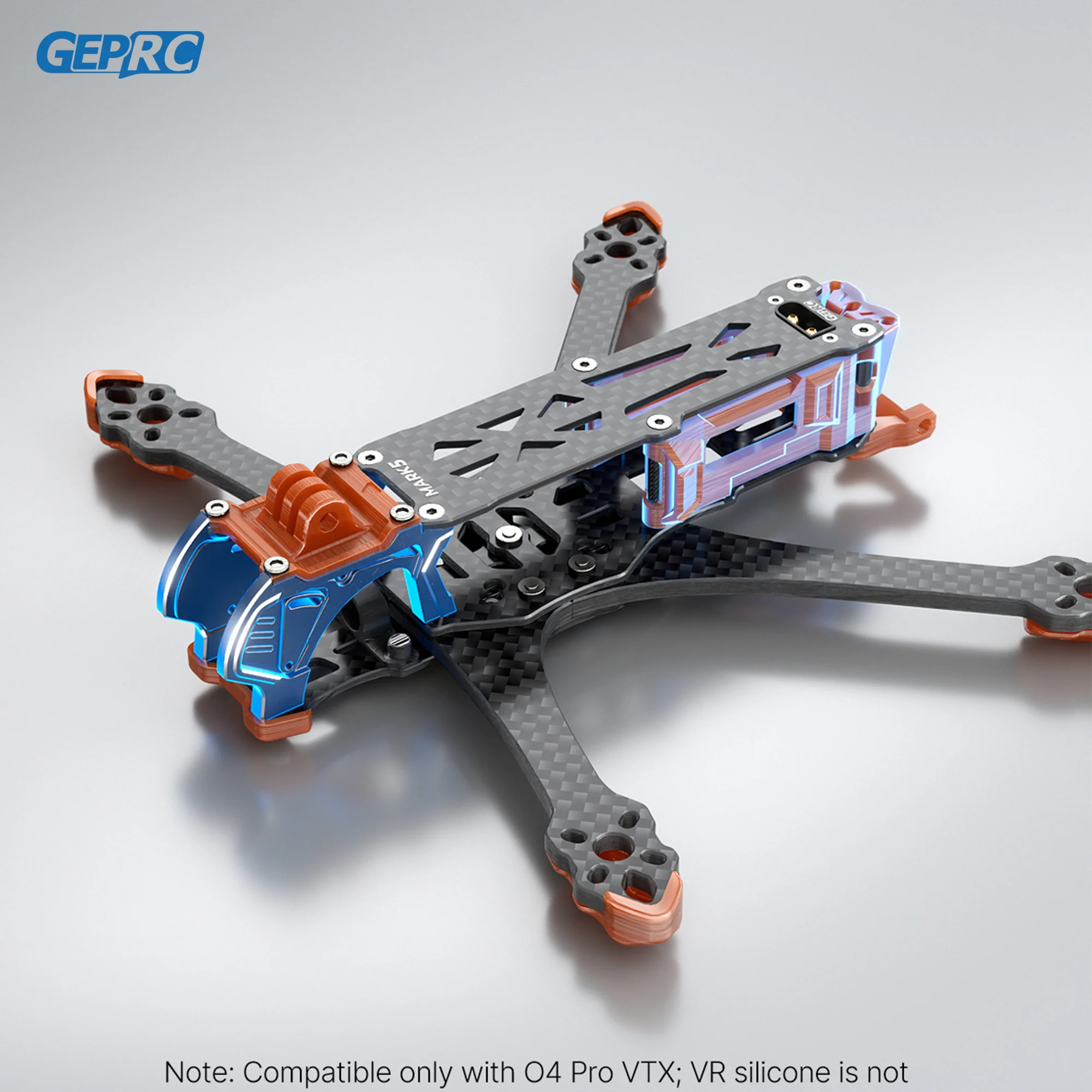 GEPRC GEP-MK5 O4 Pro Mark5 Frame 5-дюймовый Дрон из углеродного волокна RC FPV Квадрокоптер Запасные части для вертолета thumbnail 2