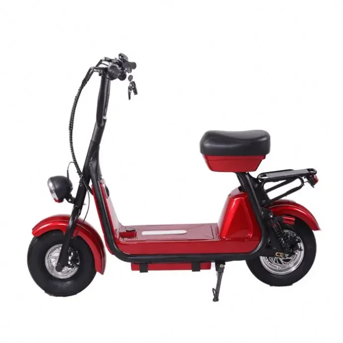 China 2 Wheel 500W 800W 48V 12Ah With Pedals For Adults Big Wheels Scooters Electric Motorcycle