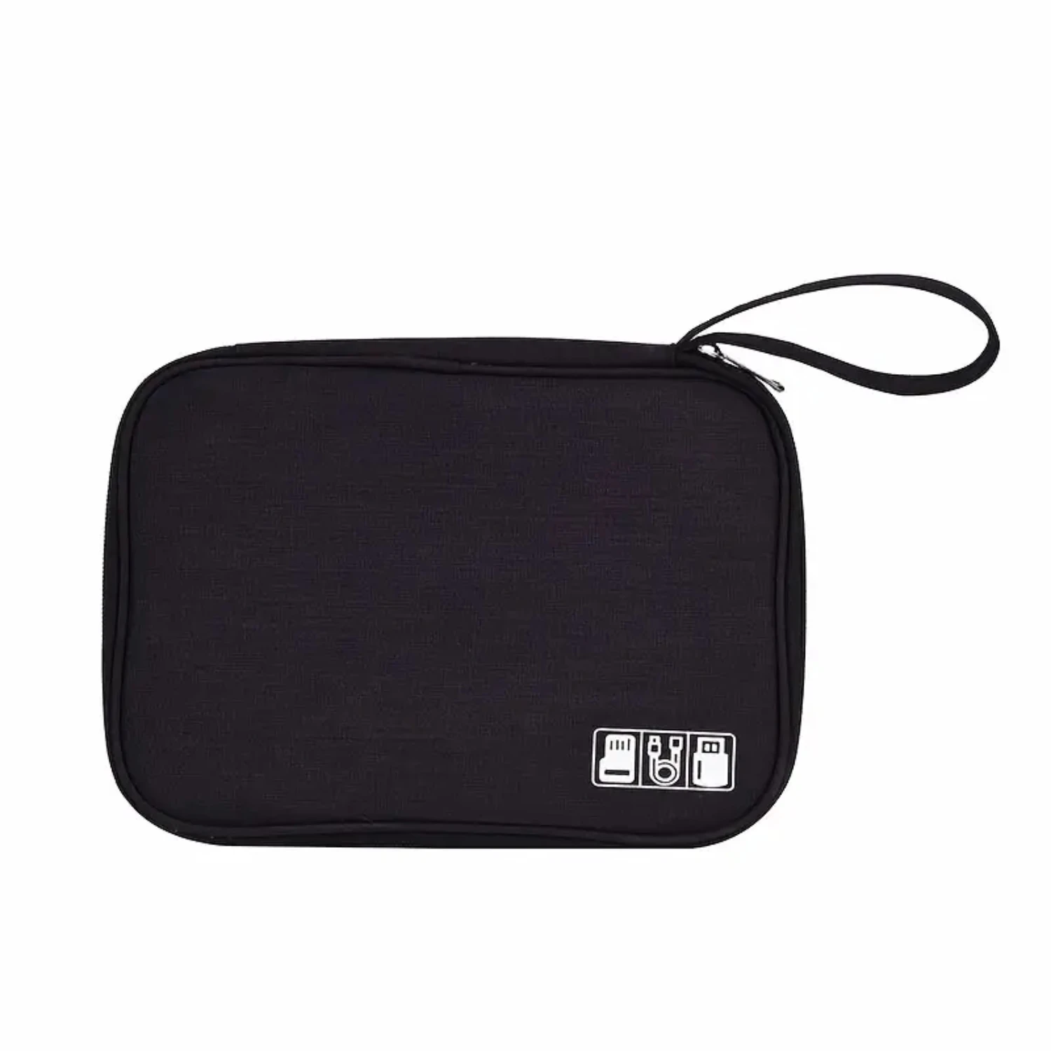 Durable Waterproof Portable Travel Organizer for Electronics-Dustproof Cord Storage Bag with Multiple Pockets-Convenient Ele