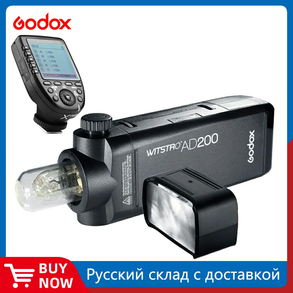 Godox AD200 Pro Portable Flash 200Ws TTL HSS with XPro Olympus