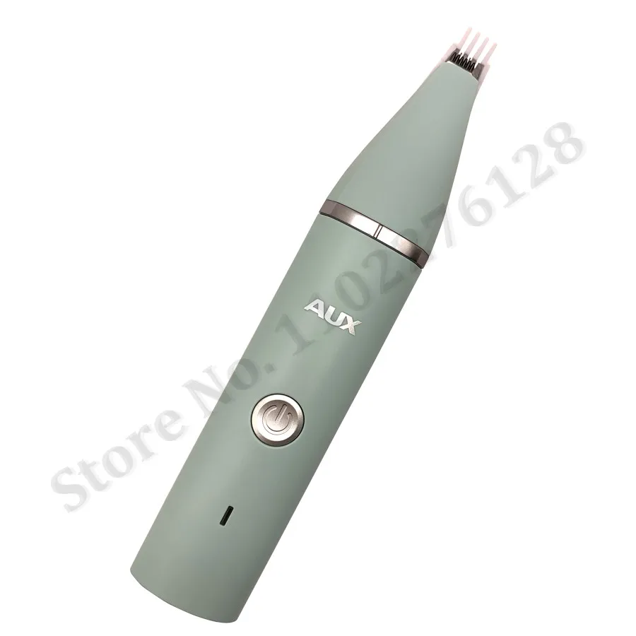 AUX C6 Cat Dog Hair Trimmer Professional Paws Nail Grinder Animal Foot Hair Cutter Remover Pet Grooming Clipper USB Rechargeable