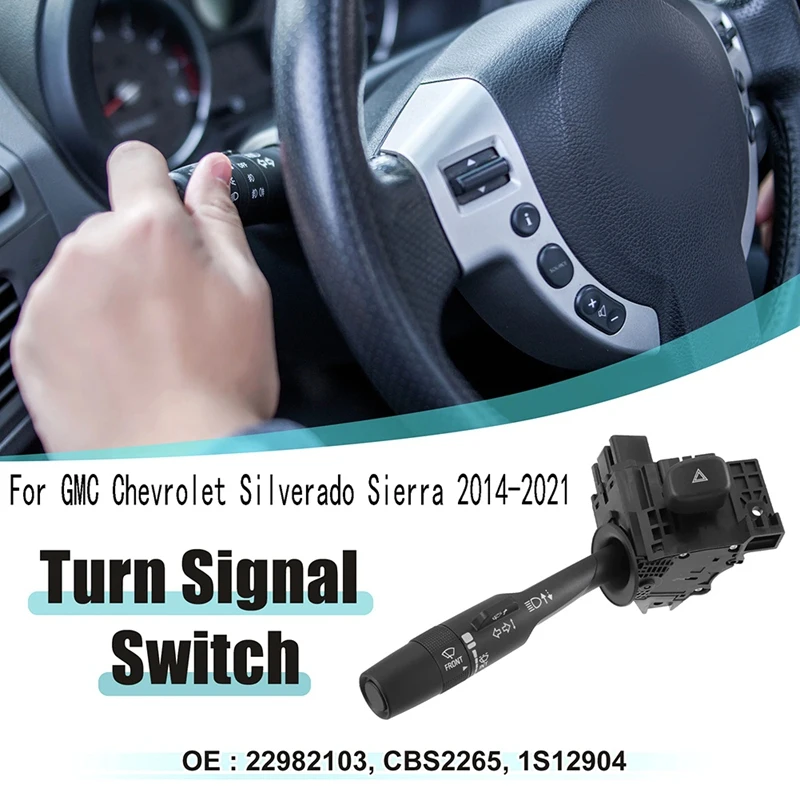 

AU05 -22982103 переключатель фары дворника указателя поворота для GMC Chevrolet Silverado Sierra 2014-2021