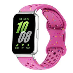Silicone Sport Strap Replacement Bracelet - Samsung Galaxy Fit 3 (SBarbieP)