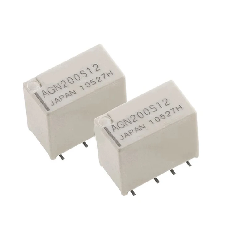

1 шт. подлинное реле сигнала AGN200S12 12 В SMT 1A белый