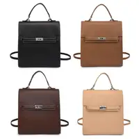Women Backpack Purse with Adjustable Strap PU Leather Shoulder Bag Solid Color Handbag Casual for Shopping School Commuter 1