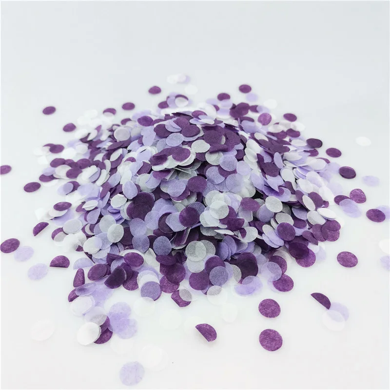 1KG/Lot 1cm Paper Confetti Mix Color for Wedding Birthday Party Decoration Round Tissue Balloons Baby Shower Decorations
