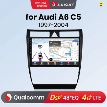Radio Multimedia con GPS para coche, reproductor con Android 13, 2Din, cámara, 4G, Carplay, pantalla inteligente, para Audi A6, C5, 360-1997, novedad de 2004 1