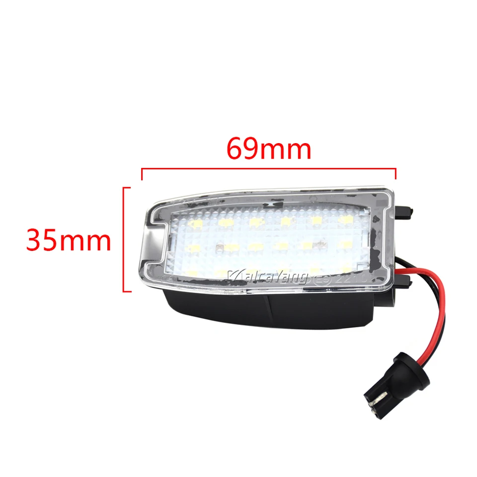 2x nessun errore LED bianco sotto la luce specchietto retrovisore per Land Rover Discovery Freelander LR2 LR3 LR4 Range Rover Sport L322  34