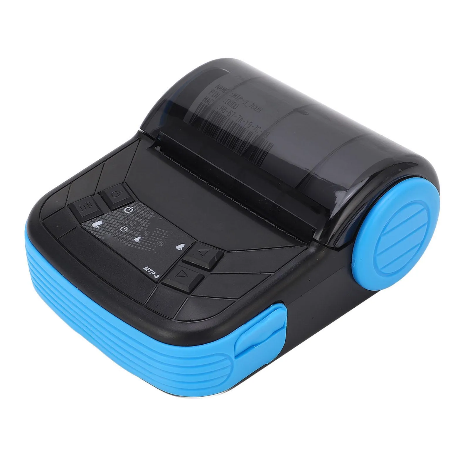 New 80mm Portable Thermal Bluetooth Printer Thermal Bluetooth Printer Mini Wireless Portablefor Receipt Ticket Bill Invoice POS