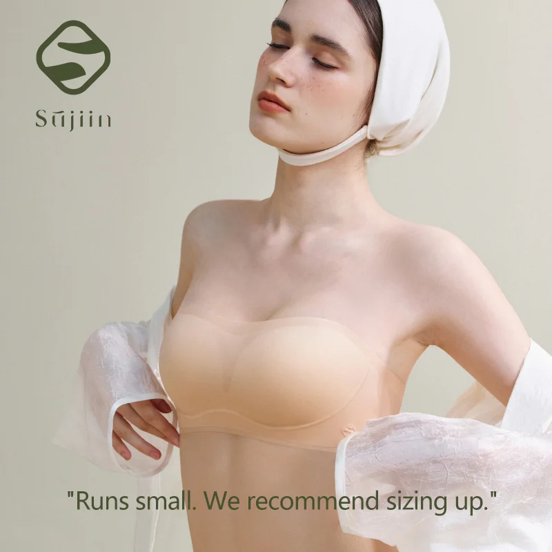 Women Strapless Bra Wireless Invisible Seamless Push Up Summer Bralette Convertible Multiway Lift
