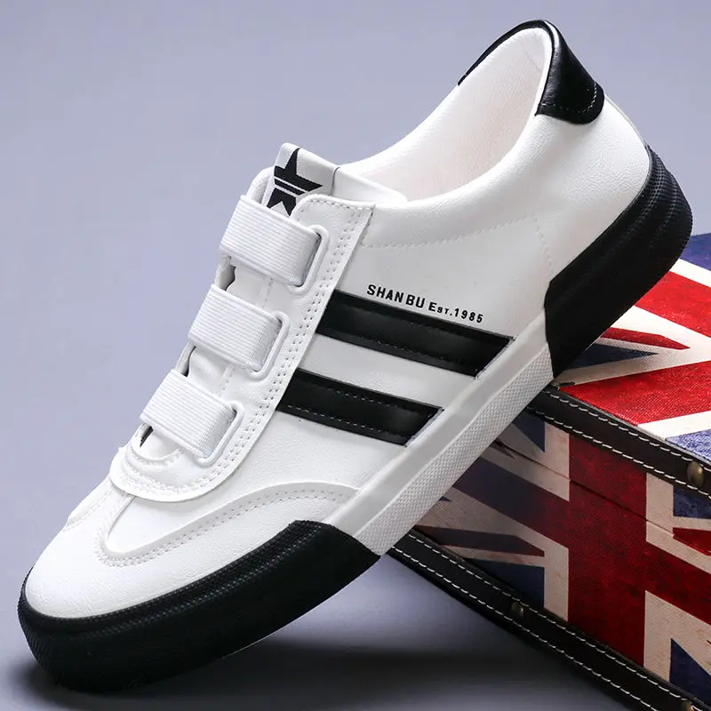 

Men'sCasual Leather Shoes Low-Top Shoes Lace Lace-up Korean Edition Versatile Trend British Shoes Men's Trendy Shoes Board Shoes