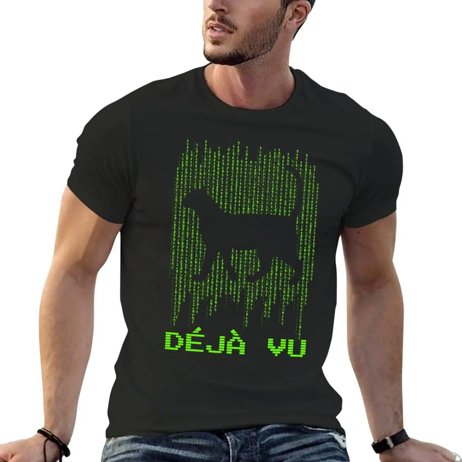 

Vu Cat for Sale T-shirt Round Neck Move Top Tee Unique Home Nerd Eur Size