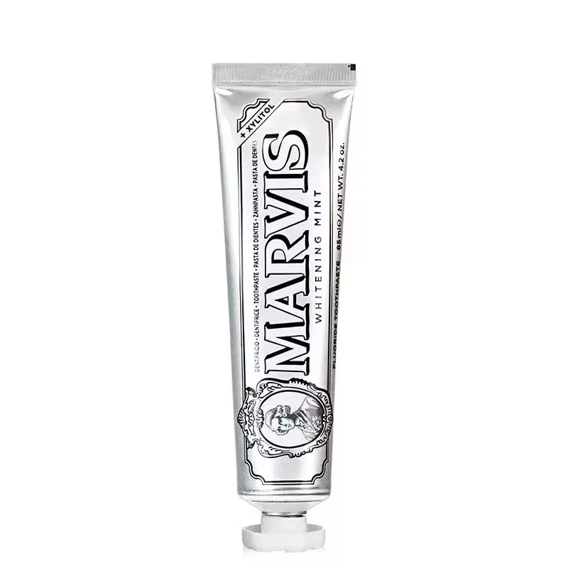 Italy Original Marvis Whitening Mint Freshen Breath and Remove Smoke Stains Toothpaste 1 Piece 85ml teeth whitening product teeth whitening essence tooth powder teeth health product
