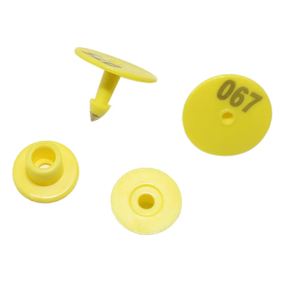 Anti-shedding Pig Earmark Sheep Ear Label Brand Veterinary Sow Identification Card Tag With The Laser Word livestock Ear Signage