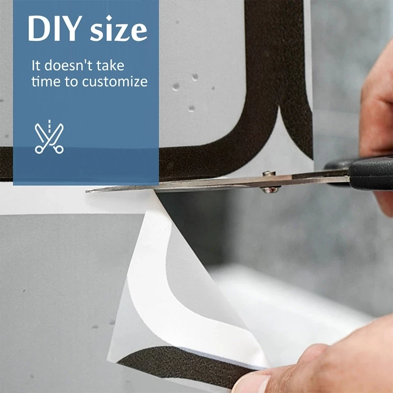 Waterproof Mildew-Resistant Modern Printed Shower Curtain with Hooks