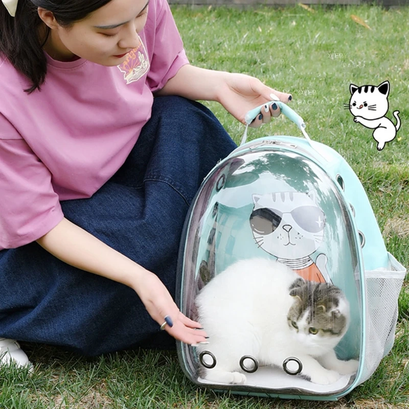 Pet Dog for Cat Astronaut Backpack Space Breathable Outdoor for Carrier Bag for Travel Hiking Walking
