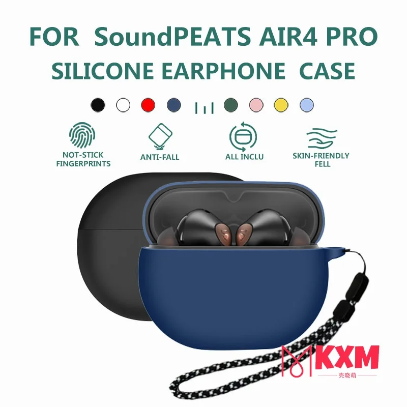 B401 Soundpeats AIR4 PRO case / AIR4 LITE / AIR4 CASE Silicone Case  Dust-proof Protective Case for SoundPEATS AIR4 / AIR4 LITE - AliExpress