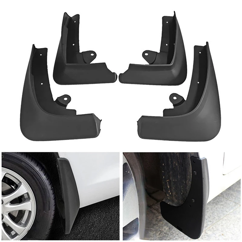 

1 Set Car Mudflap Suitable for Tesla MODEL X 2019 High Grade TPO Plastic Fender Splash Mudguard Automobile Exterior Accessories