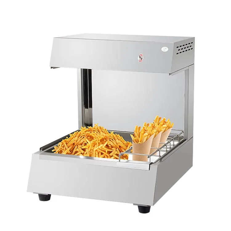 

Counter top french fries display warmer candy and chip display warmer