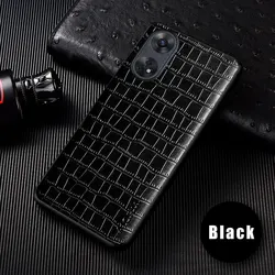 Premium Luxury Leather Slim Fit Anti-Scratch Protective Back Cover for Reno8 T 5G (Black)