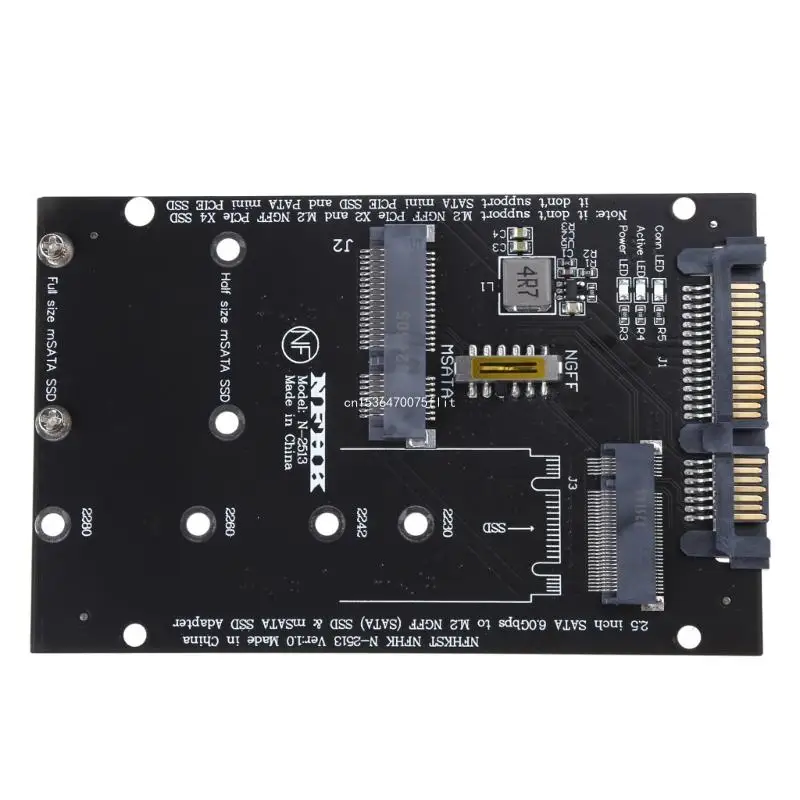 

MSATA Adapter Card Support mSATA SSD or for M.2 2230 2242 2260 2280 for Lap Dropship