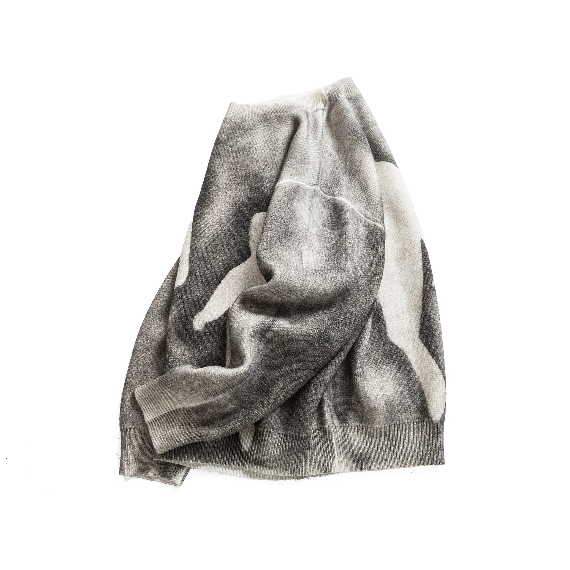 New style loose round neck pullover knit sweater Gothic retro street fashion hip-hop autumn and winter casual top Y2K clothing view 3