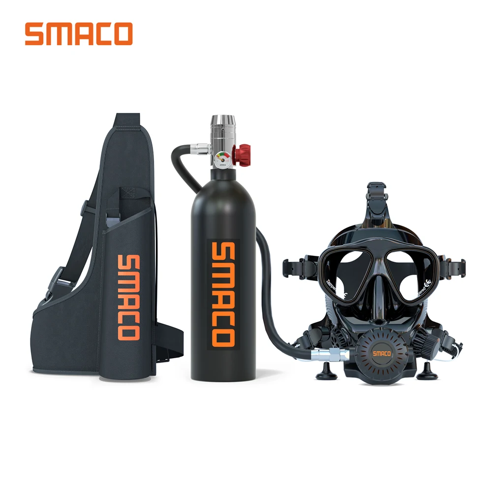 Smaco Diving Equipment Mini Scuba Tank Snorkeling Mask Scuba Diving
