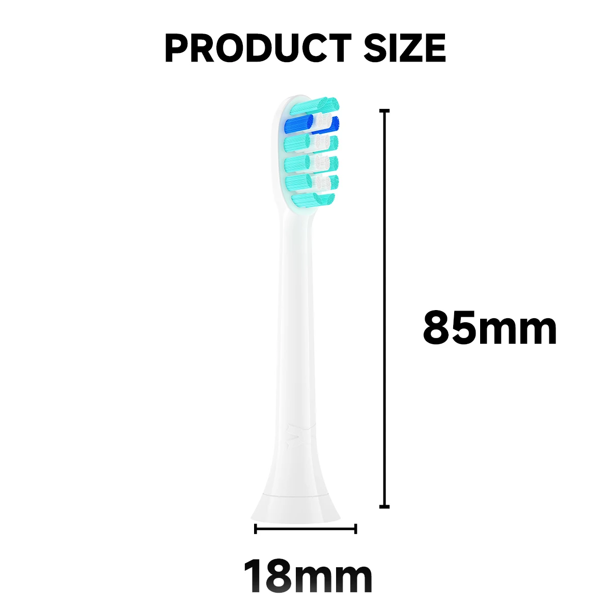 필립스 교체용 전동 칫솔 헤드와 호환되는 4/8개입 교체용 칫솔 헤드 HX6250 HX6252 HX9334 HX6530