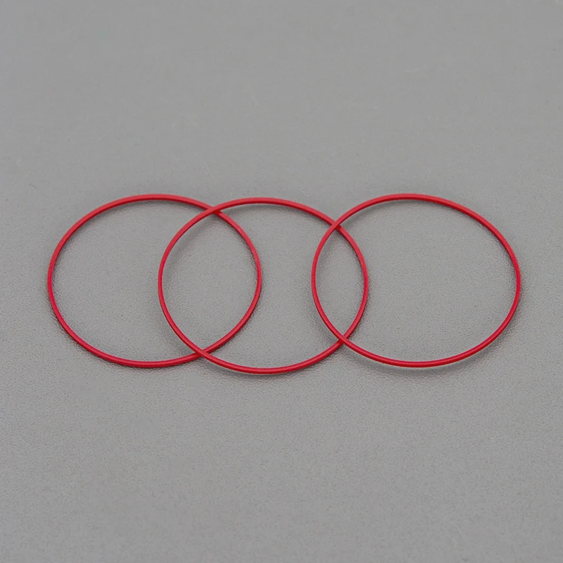 Universal Red O-Ring Waterproof Watch Case Back Gasket (25-40mm)
