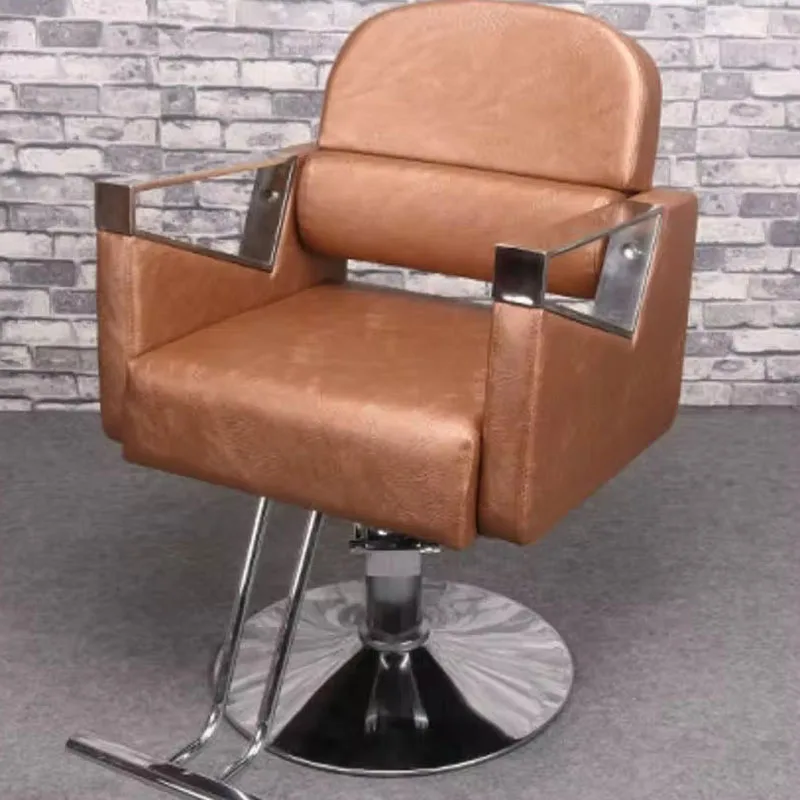 Ergonomic Barber Chairs Facial Rolling Stool Beauty Makeup Chair Professional Barbershop Sillas De Barberia Modern Furniture makeup manicure barber chairs barbershop rolling cosmetic vanity barber chairs beauty sillas de barberia modern furniture