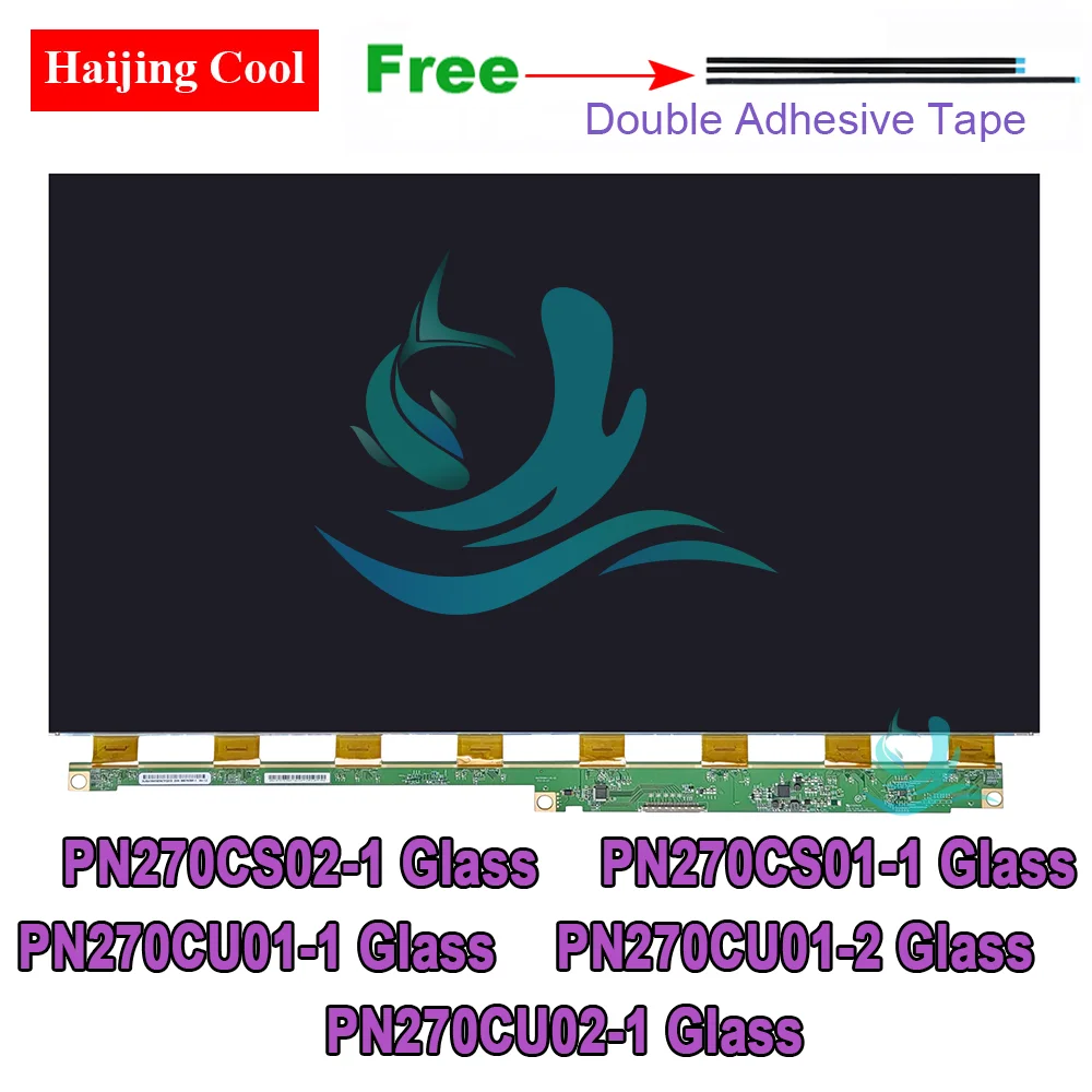 New-27inch-LCD-Glass-TPM270WF1-CS01-H-M270QAN08-2-PN270CS02-1-PN270CS01 ...