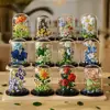 Diy Micro Flower Building Blocks Mini Bricks Particles Eternal Life Flowers Home Decoration Assembling Puzzle Toy Christmas Gift 4