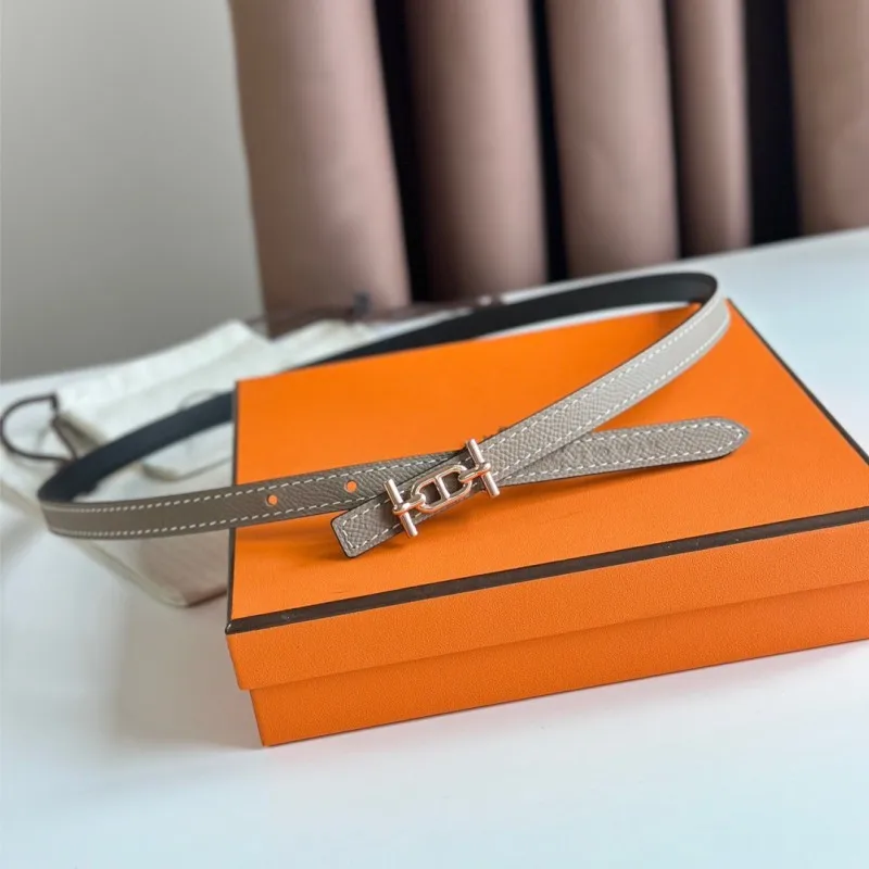 

High end luxury genuine leather girl fashion belt business matching suit pants dress belt gift double sided