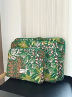 Style frais et simple avec motif de fleurs de Gesang en relief, housse pour ordinateur portable, tailles 11/13/15 pouces, excellent article pour la rentrée scolaire, adapté au campus et aux bureaux, style féminin 6