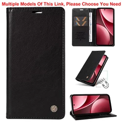 Stylish Wallet Phone Case with Multi - Device Compatibility for Realme V23 (Black)