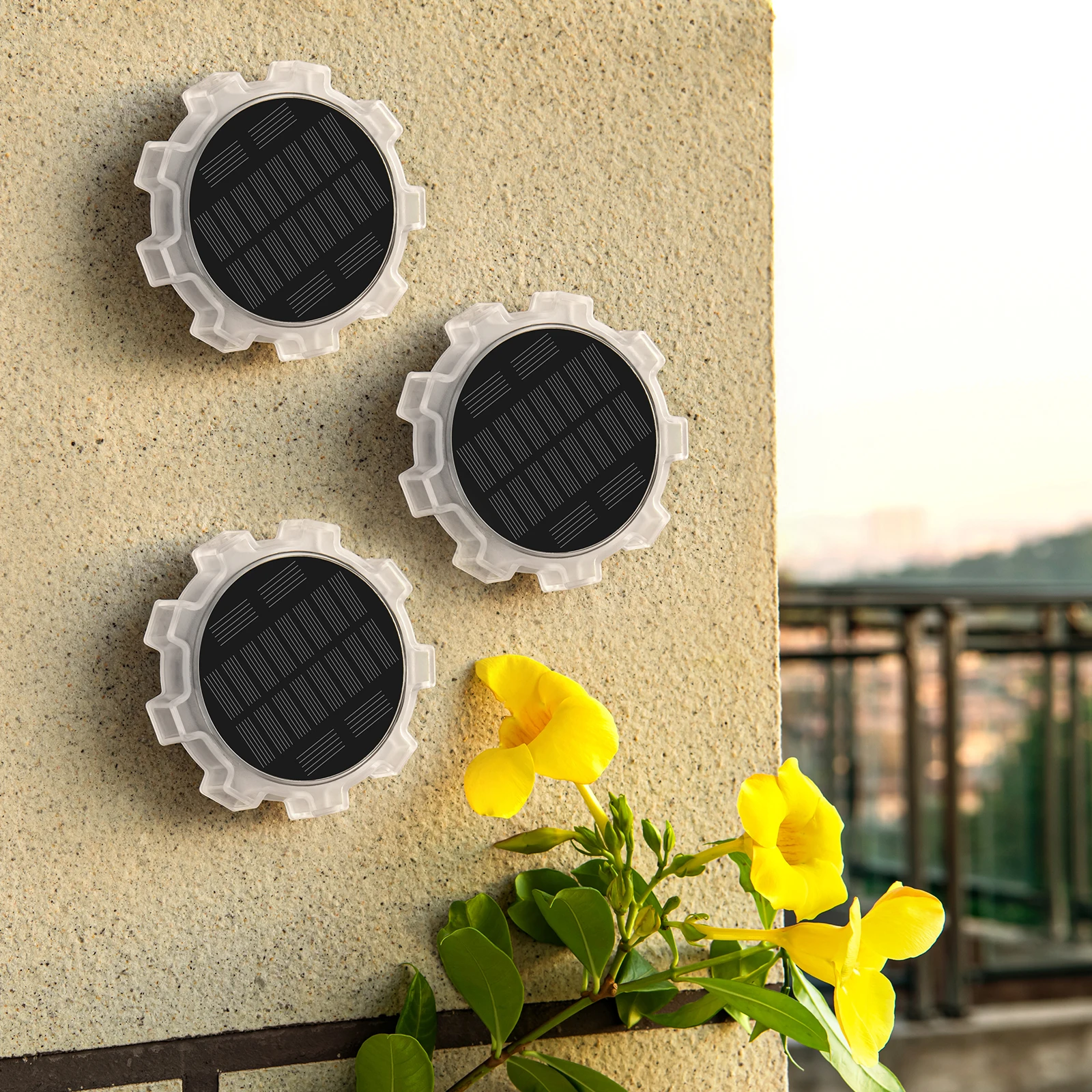 

New Solar Wall Washer Lamp Manufacturer Outdoor Waterproof Yard Garden Wall Decoration Up and Down Glow Yard Lights