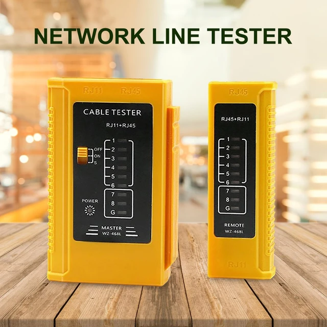 Testeur professionnel pour câbles réseau Ethernet RJ45 et lignes