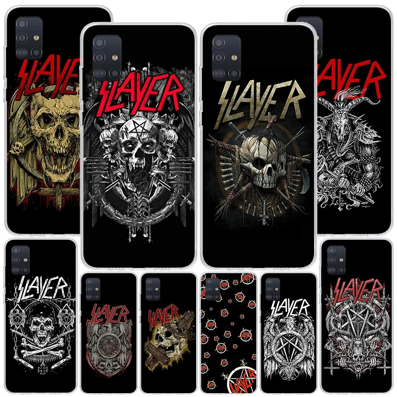 Чехол для телефона Slayer из тяжелого металла рок-группы для Samsung Galaxy A51 A41 A31 A21S A11 A71 A50 A70 A40 A30 A20S A10E A10S A6 A7 A8 A9 +
