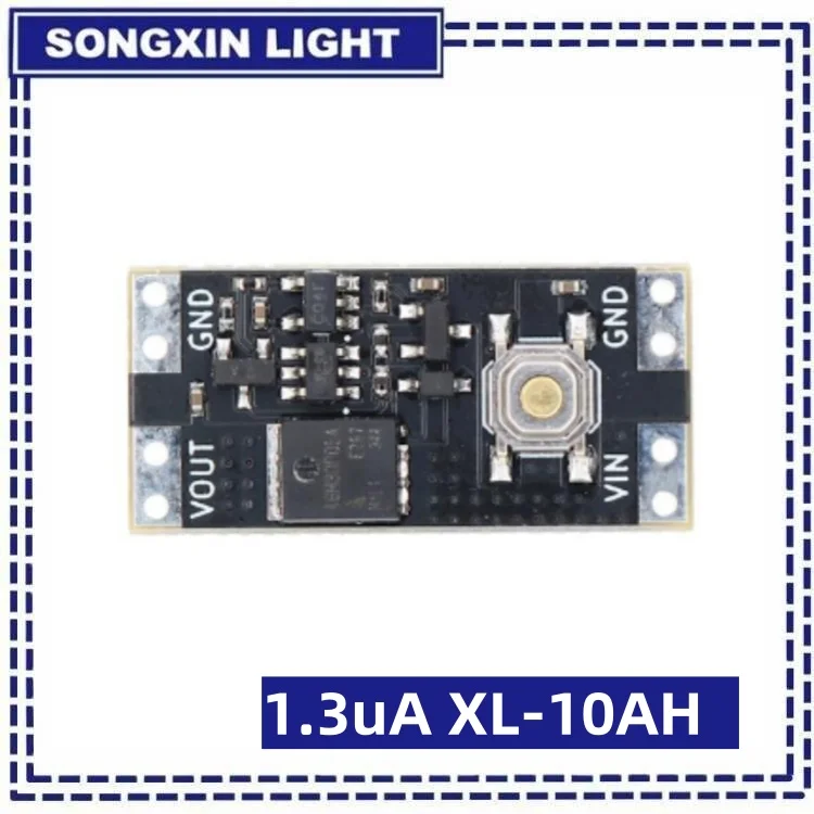 XL-10AL XL-10AH Single Bond Button Bistabiles Schaltmodul 3,5–5,4 V 4,5–26 V 300 nA 1,3 uA Last 10 A Low Power Micro One Key Switch – Detail 5