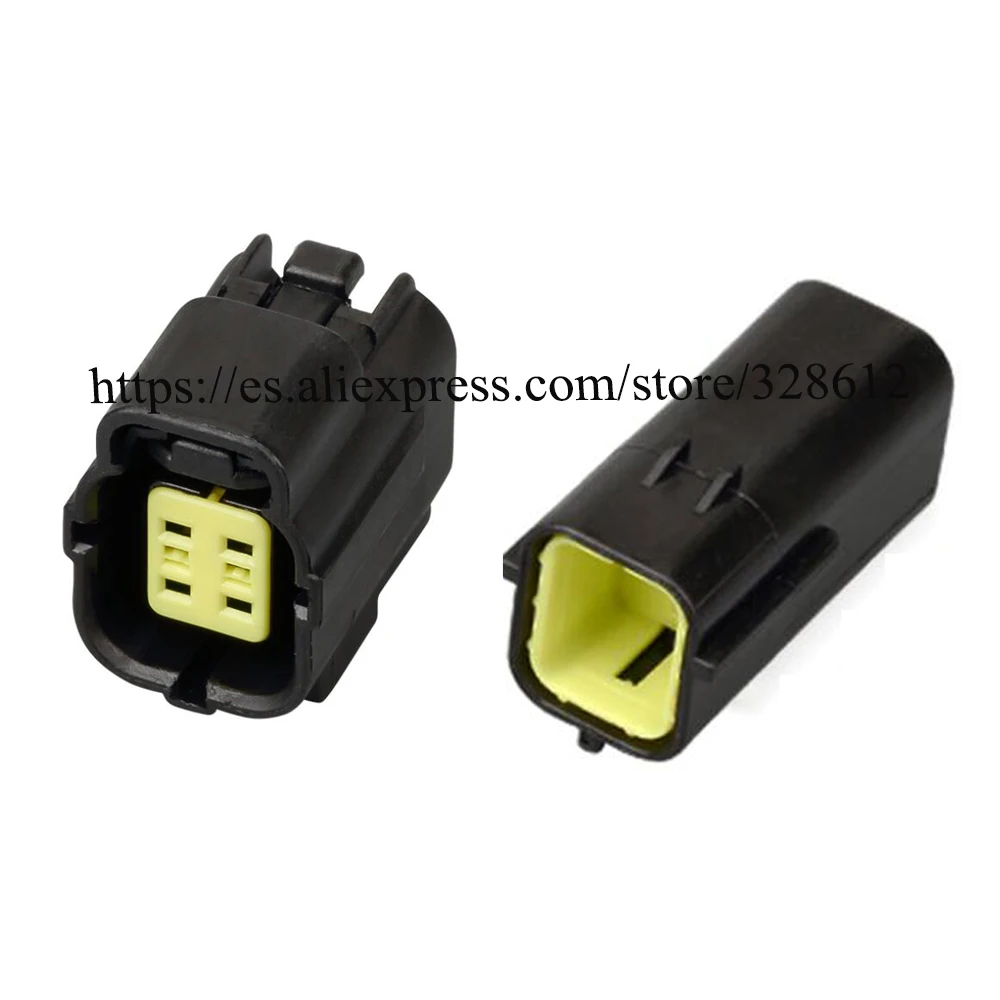 

100SET 174259-2 174257-2 car wire female male cable 4 pin connector automotive waterproof Plug socket Includes terminals seal