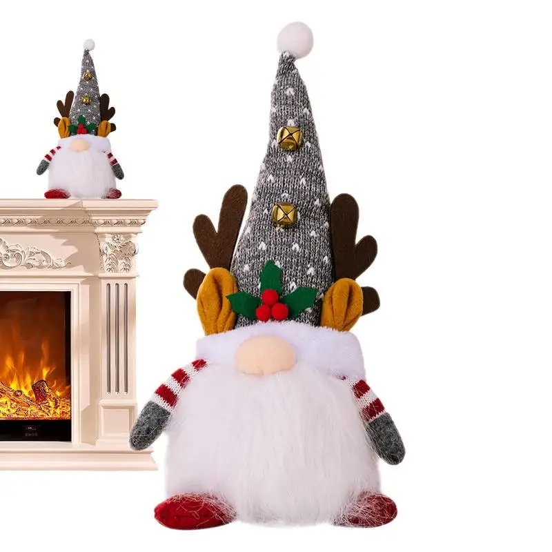 

Рождественские фигурки стариков без лица, забавная кукла без лица для стариков, Классический гном, комнатные и уличные декорации для вестибюля, Рождественская елка