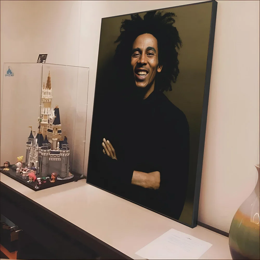 1PC Bob Marley Poster Paper Print Home Living Room Bedroom Entrance Bar Restaurant Cafe Art Painting Decoration