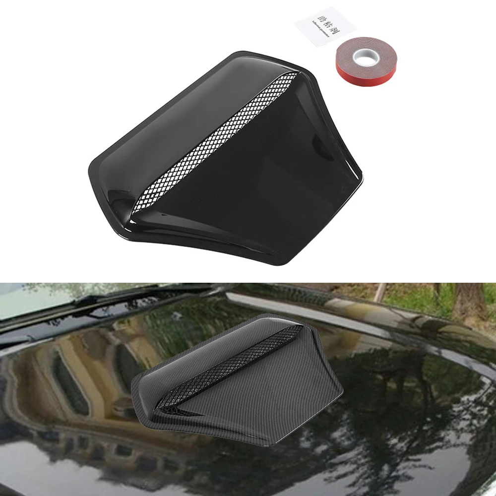 Carbon Fiber Engine Hood Vent Inlet Air Intake For Honda Civic Type R