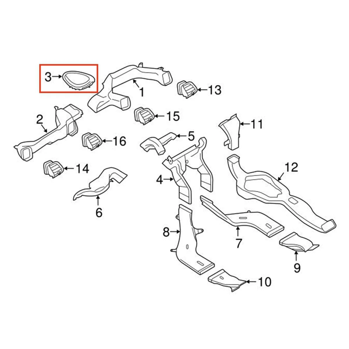Car Dash Board Speaker Vent Cover 64229262803 for BMW Mini F55 F56 F57 F60 Audio Speaker Cover Car