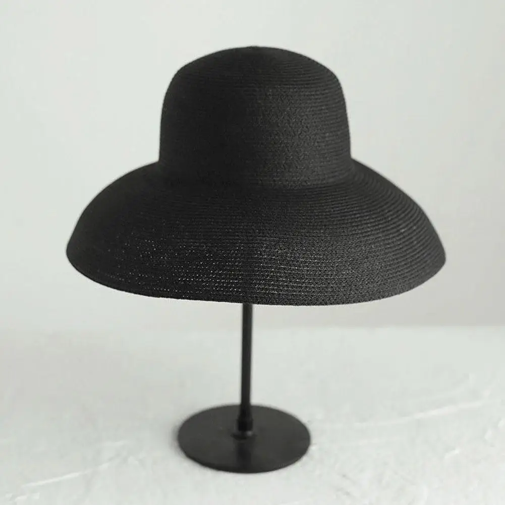 Eleganter Damen Strohhut Mit Breiter Krempe Für Den Sommer Strand_voghion.com